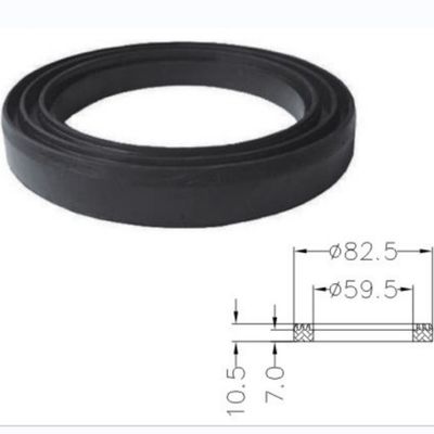 Garrafa em forma de O para tanque de água escura Tubo de descarga Antidor e anti-fuga