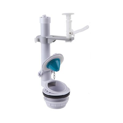 Válvula de Descarga Única para Vaso Sanitário de 3 Polegadas com Saída Potente, Velocidade de Descarga de 3,5L/s e Capacidade Ajustável