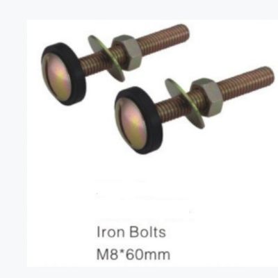 Kit de parafusos de fixação de latão revestido de ferro para instalação de longa duração com tamanho M8 * 60mm