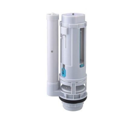 Válvula de lavagem de banheiro de design moderno ajustável de altura com material ABS POM para cisterna de lavagem dupla