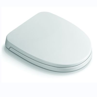 Assento de banheiro branco de design moderno feito de termoplástico para banho e banheiro em casa