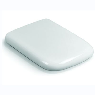Assento de banheiro de design moderno de fechamento lento com compatibilidade universal e dobradiça suave