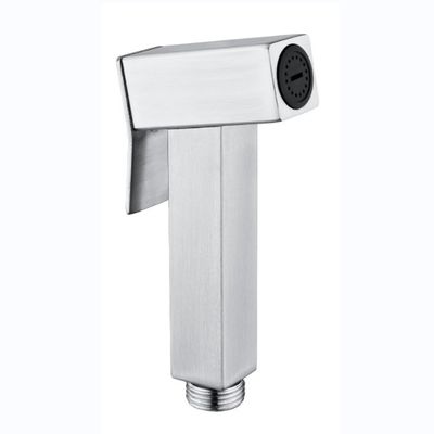 Rinsing sustentável habilitado a usar spray de banheiro de níquel escovado moderno para uma limpeza ideal
