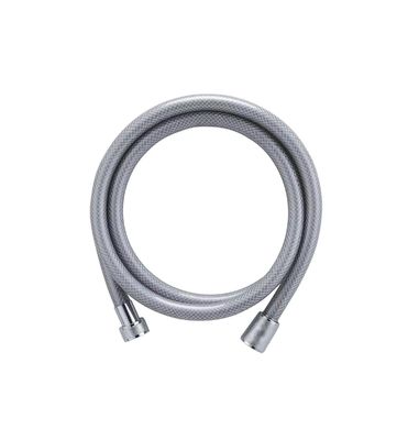 Mangueira de chuveiro PVC branca flexível com design moderno para acessórios de banho de água quente e fria