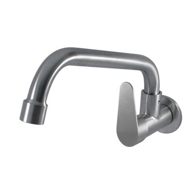 Cromo acabamento de aço inoxidável cozinha torneira misturador com água fria quente e desviador