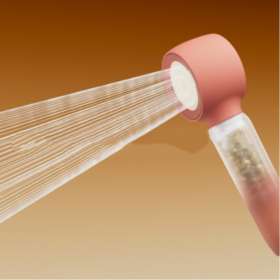 Novo modelo de filtro para remoção de cloro, antibacteriano, decomposição de metais pesados, anti-bloqueio e cabeça de chuveiro de aumento de pressão
