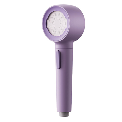 Chuveiro de alta pressão com bico pulverizador rotativo de 360° que pode ser parado com um botão. 4 modos de pulverização para massagear o chuveiro do banheiro.