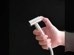 Pistola de água de casa de banho Companheiro Mulher Lavadora Doméstica Bocal de alta pressão Cinza leve Enxaguar