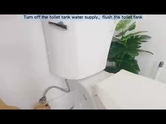 Moderno Design Branco aquecido suave cadeirinha de banheiro fechado com forma redonda de libertação rápida