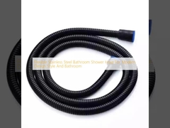 Tubos de chuveiro de aço inoxidável flexíveis para banheiro e estilo de design moderno