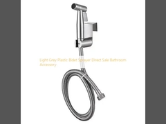 Sprayer Bidet de plástico cinza claro Venda direta Acessório de banheiro