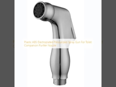 Pistola de pulverização sob pressão de plástico ABS electroplated para o banheiro Companheiro purificador bico