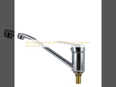 Furo de montagem Furo único misturador de zinco torneira de banheiro clássica