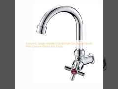 Banheira de água de lavatório de cozinha de mangueira única econômica com plástico ABS cromado