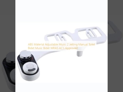 Material ABS Música ajustável 2 Jetting Manual Toilet Bidet Música Bidet WRAS ACS aprovado