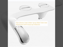 Não-elétrico água doce spray Bidet Toilet Seat fixação com materiais de post-escritura