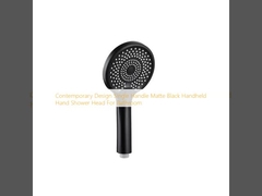 Design contemporâneo Single Handle Matte Black Handheld cabeça de chuveiro de mão para banheiro