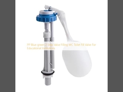 PP Azul-verde 2 passos válvula de enchimento WC Toilete válvula de enchimento para instituições educacionais