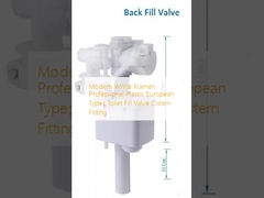 Moderno branco Xiamen plástico profissional tipos europeus válvula de enchimento de banheiro Cisterna de instalação