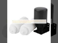 Interruptor de bóia duplo de controle manual, usado para monitoramento do nível da água com sensor de contator.