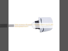 Interruptor de elevação de acessórios de sanita - Interruptor de elevação superior de botões de sanita antigos ABS