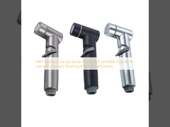 Dispositivo portátil ABS de pulverização de sit-spa com bocal portátil, para utilização com banheiros de descarga a pressão em banheiros