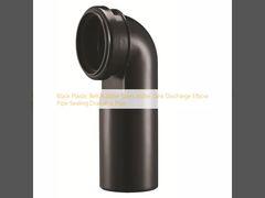 Cinturão de plástico preto Tubarão de água de banheiro de borracha Cotovelo tubo de descarga tubo de drenagem de vedação