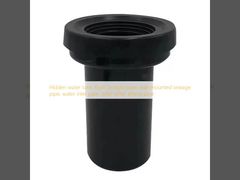 Tanque de água oculto, tubo de descarga reto, tubo de esgoto montado na parede, tubo de entrada de água, bacia sanitária, cotovelo