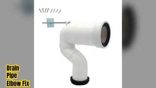 Correção de cotovelo para tubo de drenagem de vaso sanitário