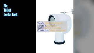 Conector de tubo de vaso sanitário corrige vazamentos