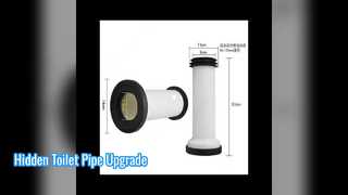 Solução de tubo de descarga para peças ocultas de tanque de vaso sanitário