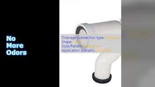 Conexão de desodorante para tubo higiênico PP branco
