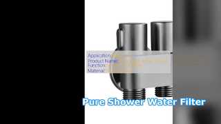 Cabeça de chuveiro filtrada para água mais limpa