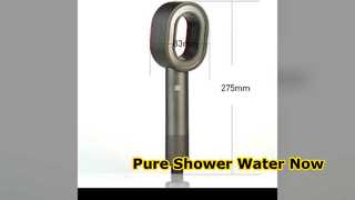 Cabeça de chuveiro filtrada água pura